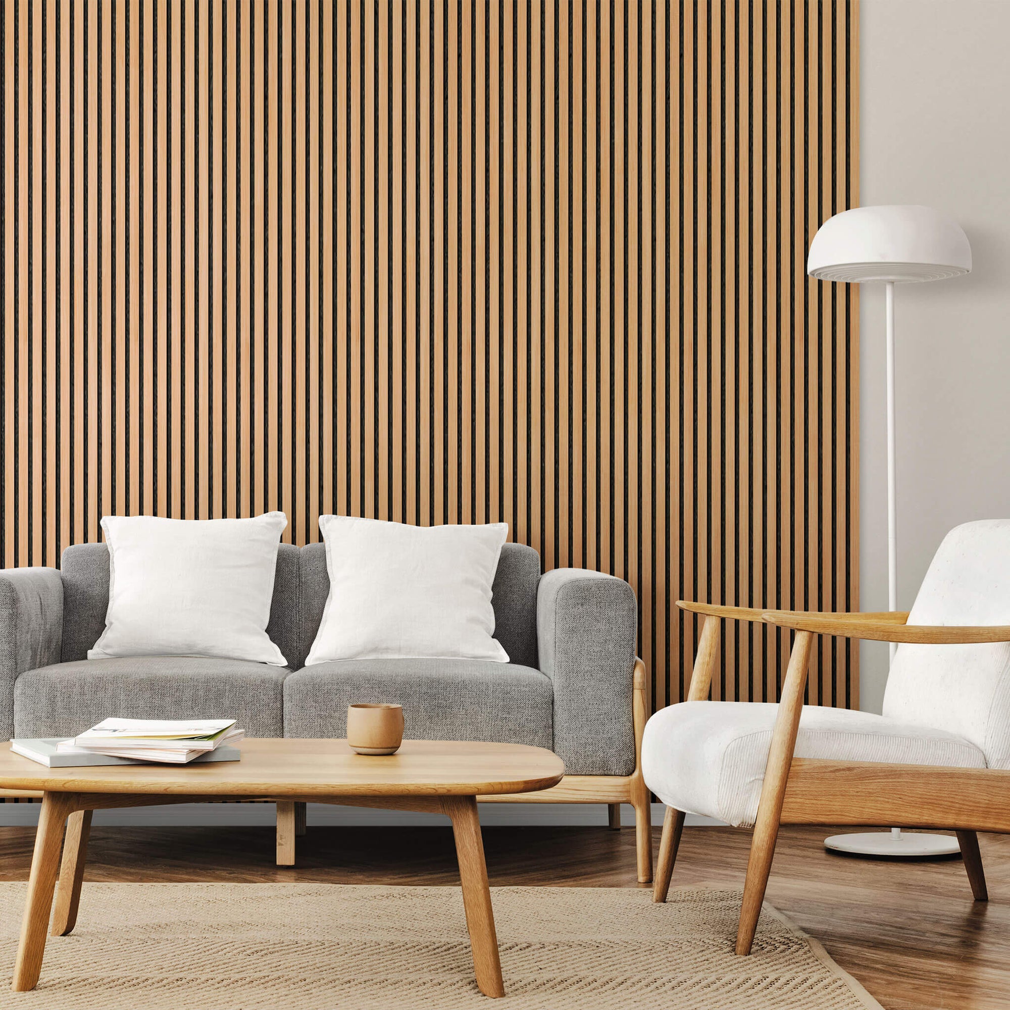 Amostra Painel Ripado Acústika